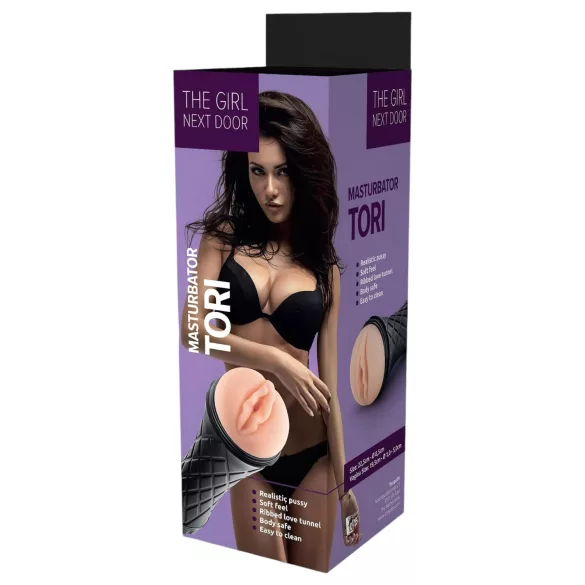 The Girl Next Door Tori - realistinen vagina masturbaattori koteloitu