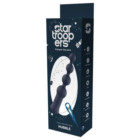 Startroopers Hubble - ladattava anaalivibraattori helmillä - sininen