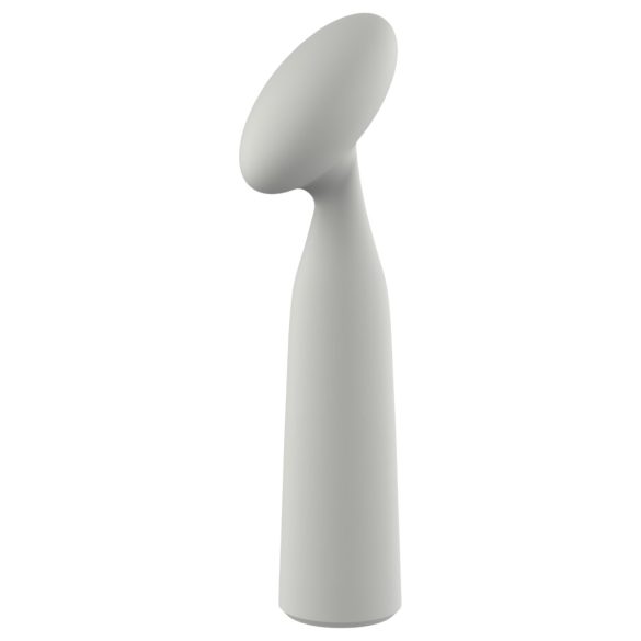 Nude Luna - ladattava mini wand-vibraattori (harmaa)