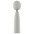 Nude Luna - ladattava mini wand-vibraattori (harmaa)