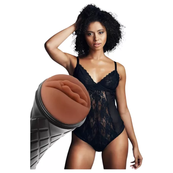 The Girl Next Door Marly - realistinen vagina masturbaattori kotelossa ruskea