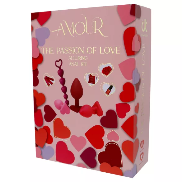 Dreamtoys Amour - anaalitreeni lahjasetti (punainen)