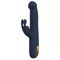   Dreamtoys Goddess Collection - työntötoiminen vibraattori (tummansininen)