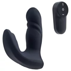   Dreamtoys Pulz - työntävä anaalivibraattori kaukosäätimellä (sininen)