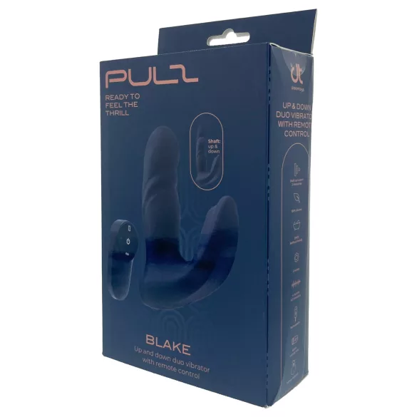 Dreamtoys Pulz - työntävä anaalivibraattori kaukosäätimellä (sininen)