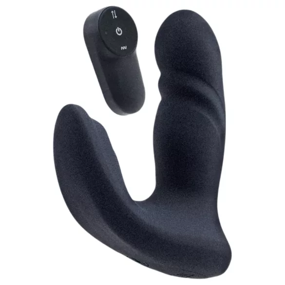 Dreamtoys Pulz - työntävä anaalivibraattori kaukosäätimellä (sininen)