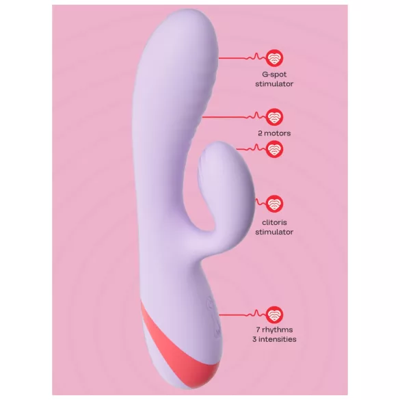 Dreamtoys Love Signal - klitoriskiihotin varrella (violetti)