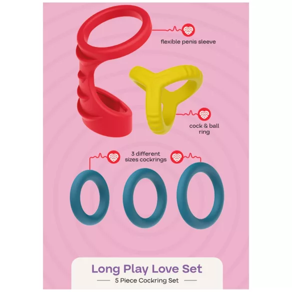 Dreamtoys Love Signal - penisrenkassarja (monivärinen)