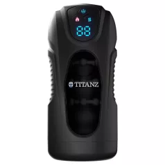   Titanz Ultimate Heat & Thrusting - automaattinen masturbaattori (musta)