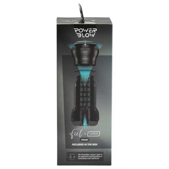 Kiiroo PowerBlow + Feel Pocket taskumasturbaattori (musta)