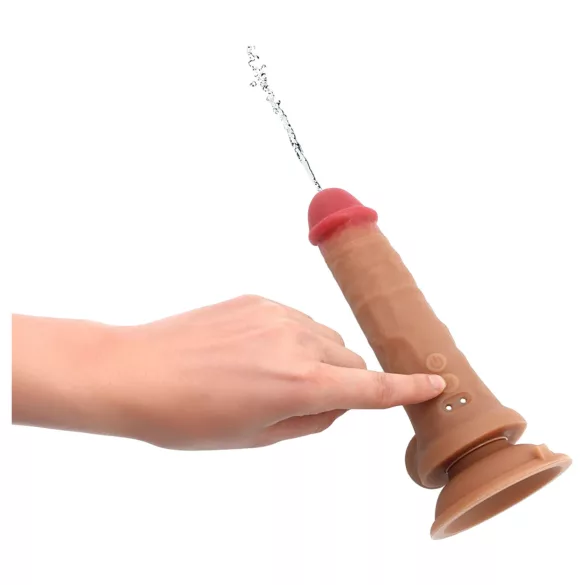 Kiotos Cox Power - värisevä ampuva dildo kaukosäätimellä (nude)