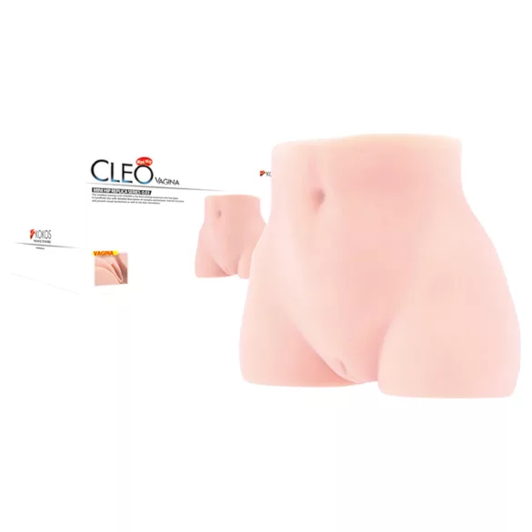 Kokos Cleo - realistinen seksinukke torso - vagina - ihovärinen