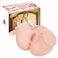   Kokos Adel Onahole - aidon tuntuinen vartalotorsomasturbaattori (nude)