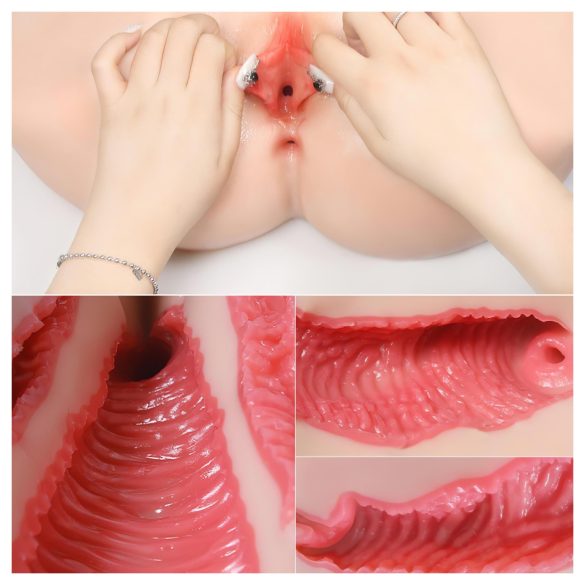 Kokos Vanilla 004 - realistinen torso-masturbaattori - iho/natural