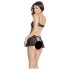 Coquette - Poliisineito babydoll (musta)