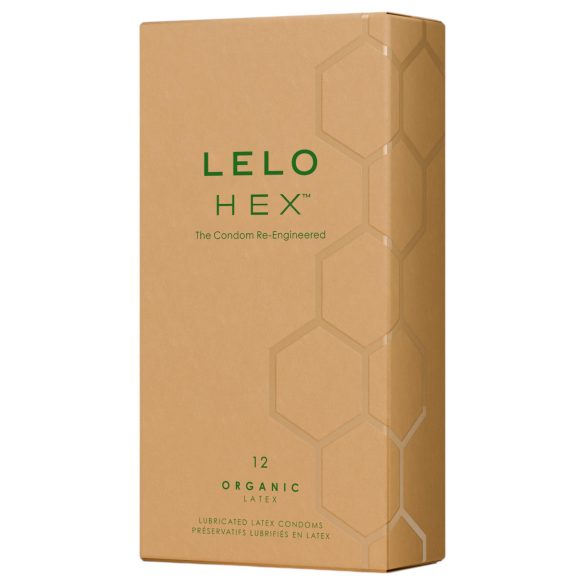LELO Hex Organic - kondomi - lateksi - 12 kpl