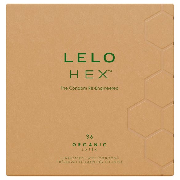 LELO Hex Organic - kondomi - ohut lateksi - 36 kpl