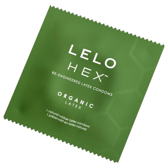 LELO Hex Organic - kondomi - lateksi - 3 kpl