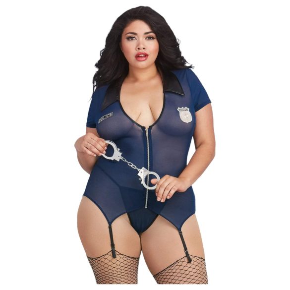 Dreamgirls Plus Size - poliisiasu (sininen)