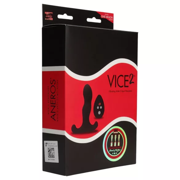 Aneros Vice 2 - G-piste ja eturauhasvibraattori - musta