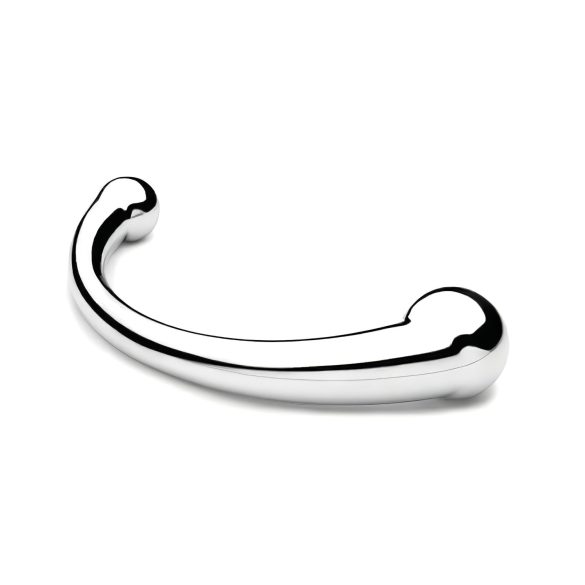 NJOY Pjur Wand - anaalikoukku dildolla - metallinen hopea