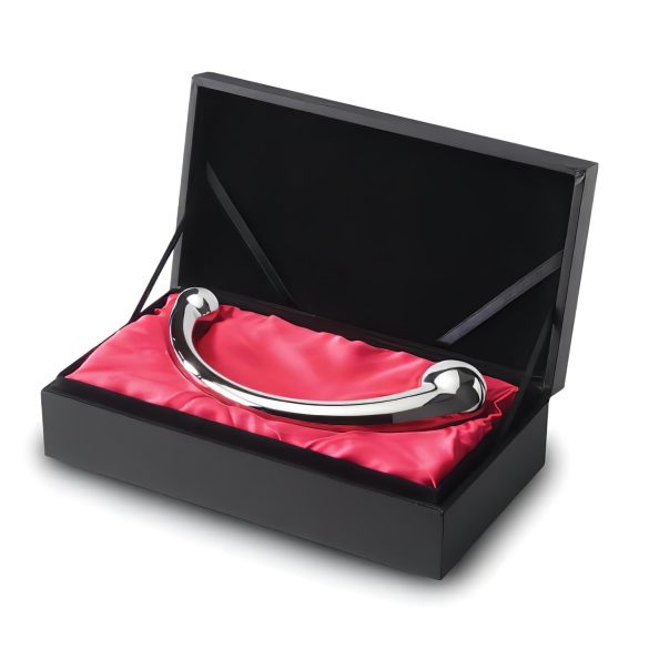 NJOY Pjur Wand - anaalikoukku dildolla - metallinen hopea