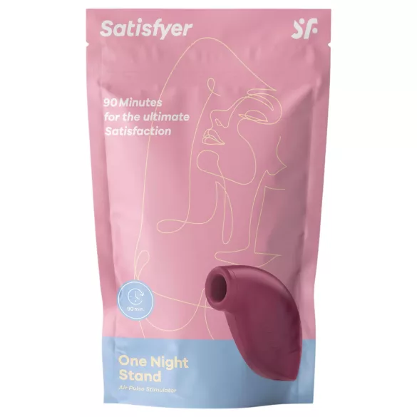 Satisfyer One Night Stand - klitoriskiihotin ilmapulssi - punainen