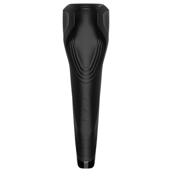 Satisfyer Men Wand - ladattava vesitiivis peniksenpääkohotin - musta