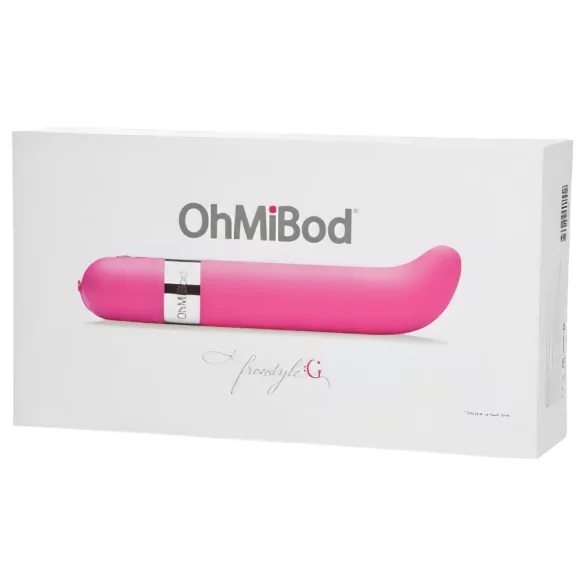 OhMiBod Freestyle G - langaton, musiikin tahdissa toimiva G-pistevibraattori (vaaleanpunainen)
