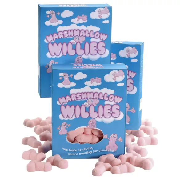 Marshmallow - vaahtokarkki penis - pinkki - 140g