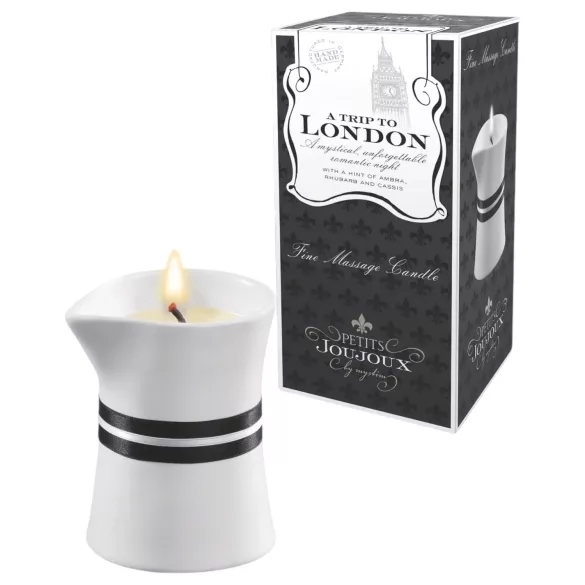 Petits Joujoux London - hierontakynttilä - raparperi-ambra - 120ml