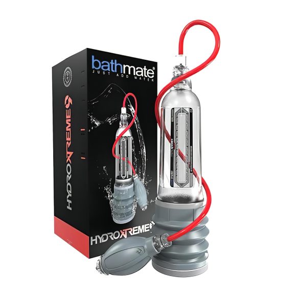 BathMate Xtreme Hydromax 9 - Läpinäkyvä vesipumppusetti