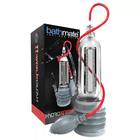 Bathmate HydroXtreme 11 - XL‑hydropumppu - läpinäkyvä
