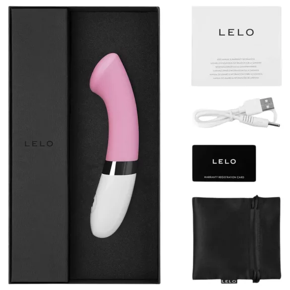 LELO Gigi 2 - G-pistevibraattori silikonista - vaaleanpunainen
