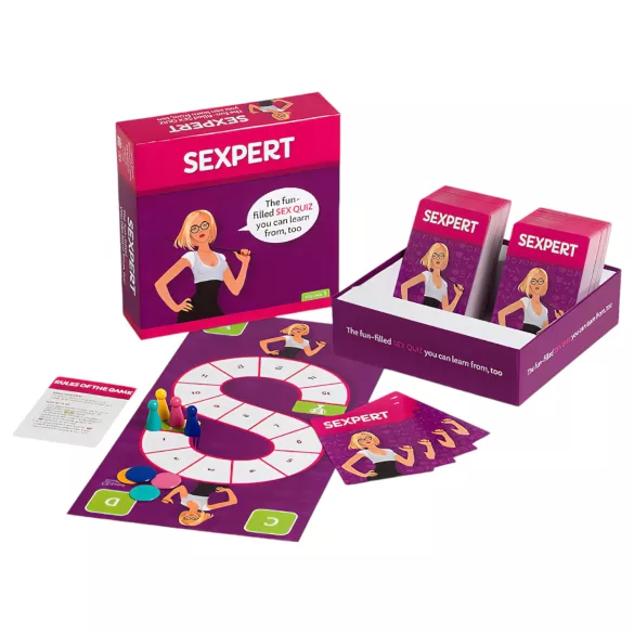 tease & please - Sexpert - viihdyttävä seksivisailu‑lautapeli (englanninkielinen)