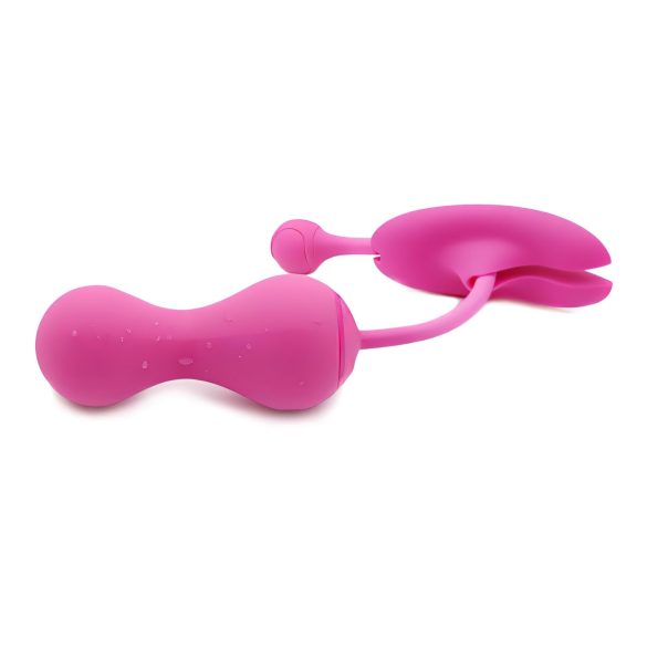 Magic Motion Kegel Master - Älykäs geishapalloduosetti (pinkki)
