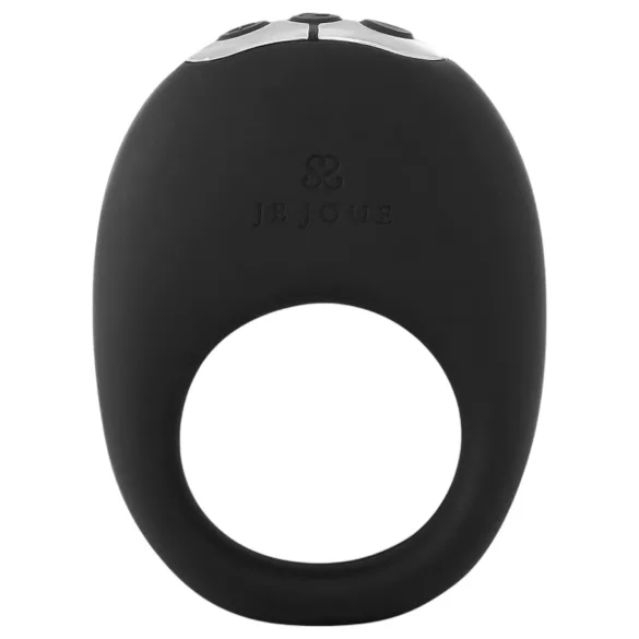 Je Joue Mio - vibro penisrengas - ladattava, vesitiivis - musta