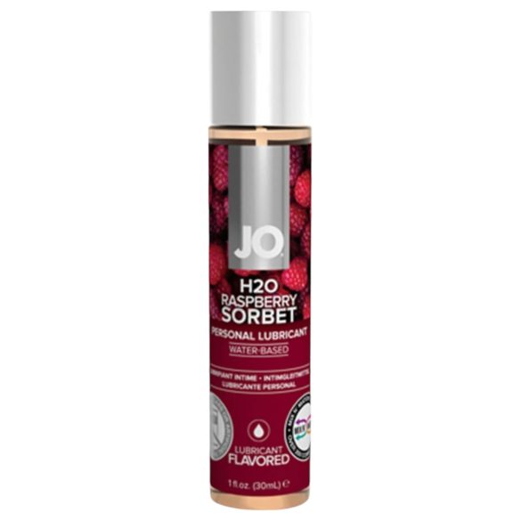 JO H2O vadelmasorbetti - vesipohjainen liukuvoide (30ml)