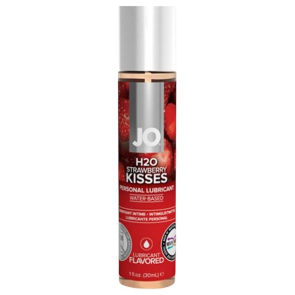 JO H2O Mansikkasuukko - vesipohjainen liukuvoide (30 ml)