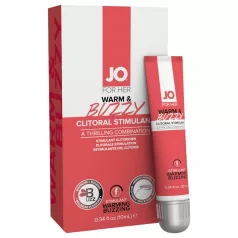   System JO - WARM & BUZZY - klitoriskiihottelugeeli naisille (10 ml)
