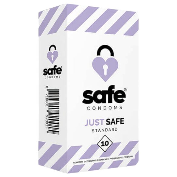SAFE Just Safe - kondomi - vanilja - 10 kpl