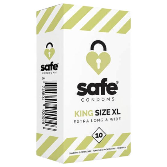SAFE King Size XL - extra suuri kondomi (10 kpl)