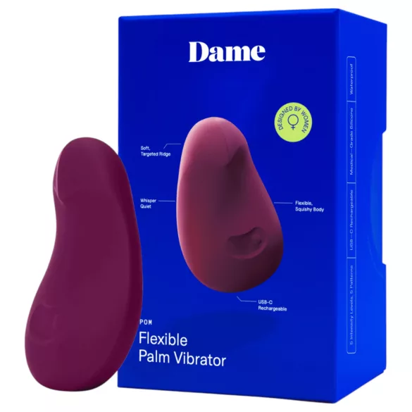 Dame Pom - ladattava klitoriskiihotin (lila)