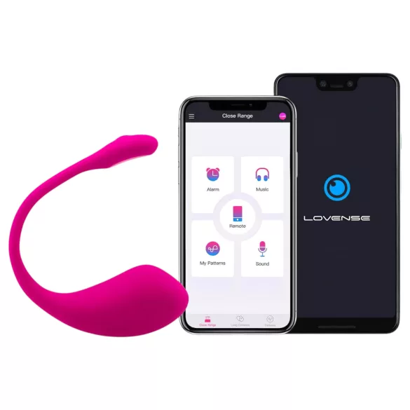 Lovense Lush 2 - puettava sovelluksella ohjattava värisevä muna (pinkki)
