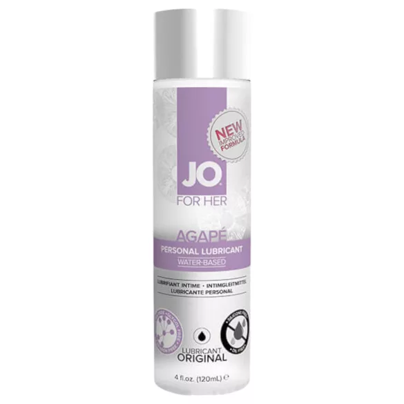 System JO Agape - vesipohjainen liukuvoide herkille - 120ml