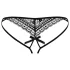Obsessive Picantina - naisten stringit - tuplahihna - musta