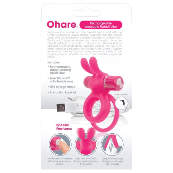 Screaming O Ohare - vibraattori penisrengas jänismalli