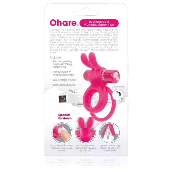 Screaming O Ohare - vibraattori penisrengas jänismalli