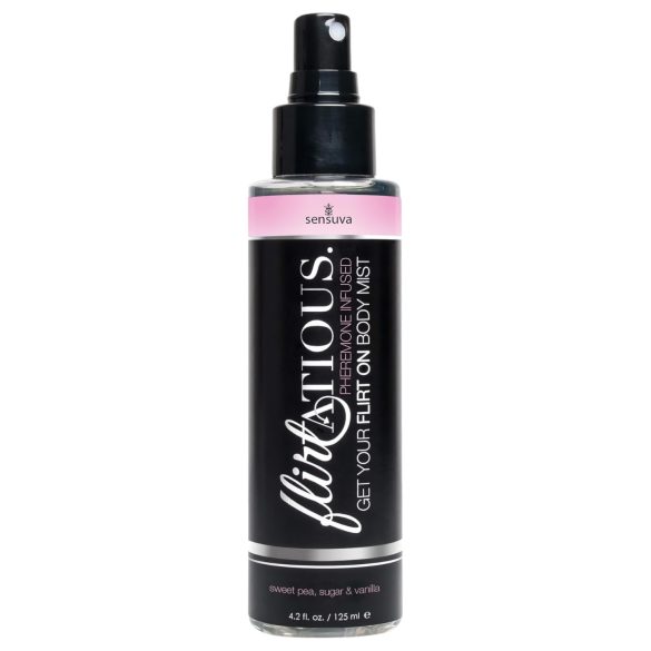 Sensuva Flirtatious - feromoni vartalosuihke - vanilja-villiviini (125 ml)