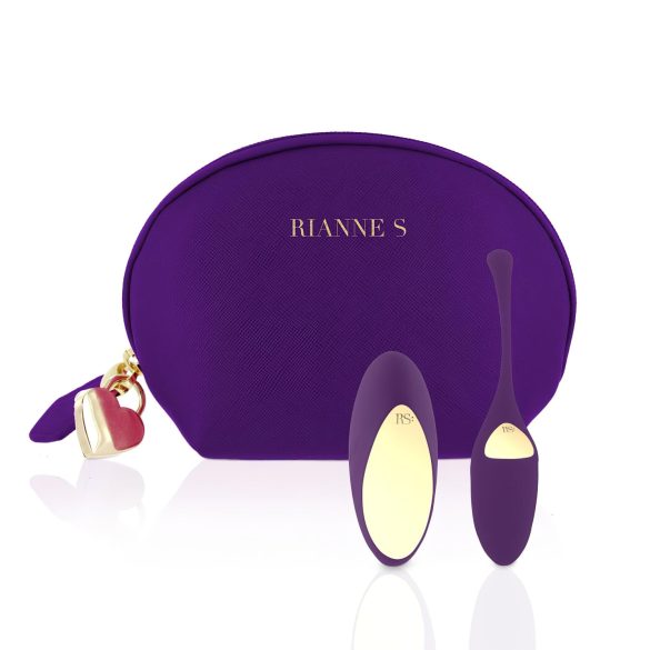 Rianne Essentials Pulsy - ladattava, langaton värisevä muna (violetti)